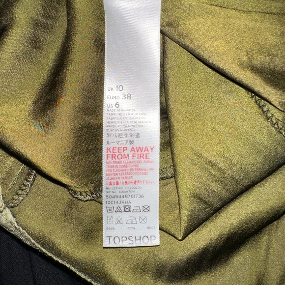 TOPSHOP Combat Inspired Midi Dress - lOve - Picture 9 of 10